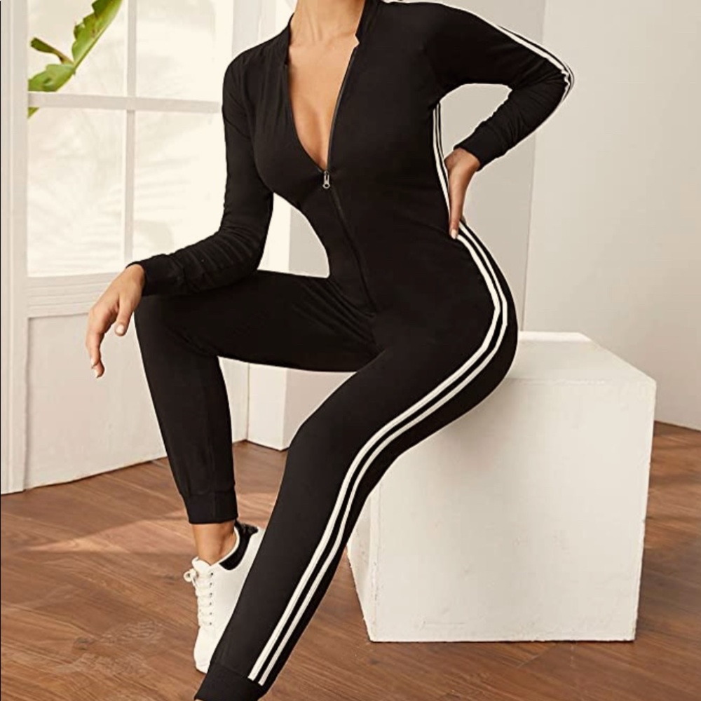 Black and White Jumpsuit